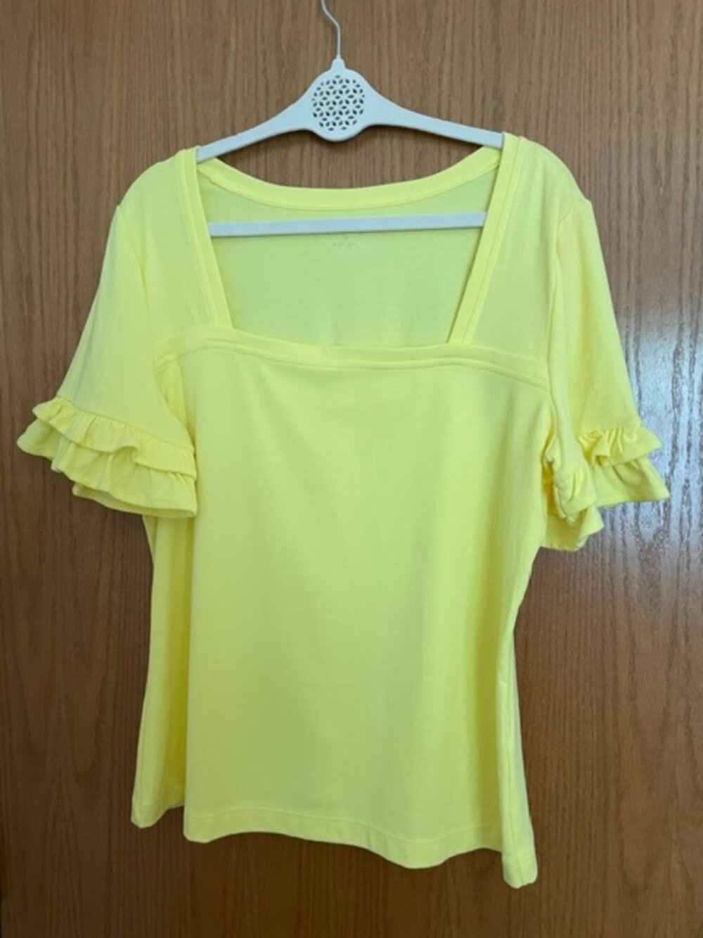 NWT Lilly Pulitzer Fitz Top in Calla Yellow, Size XL